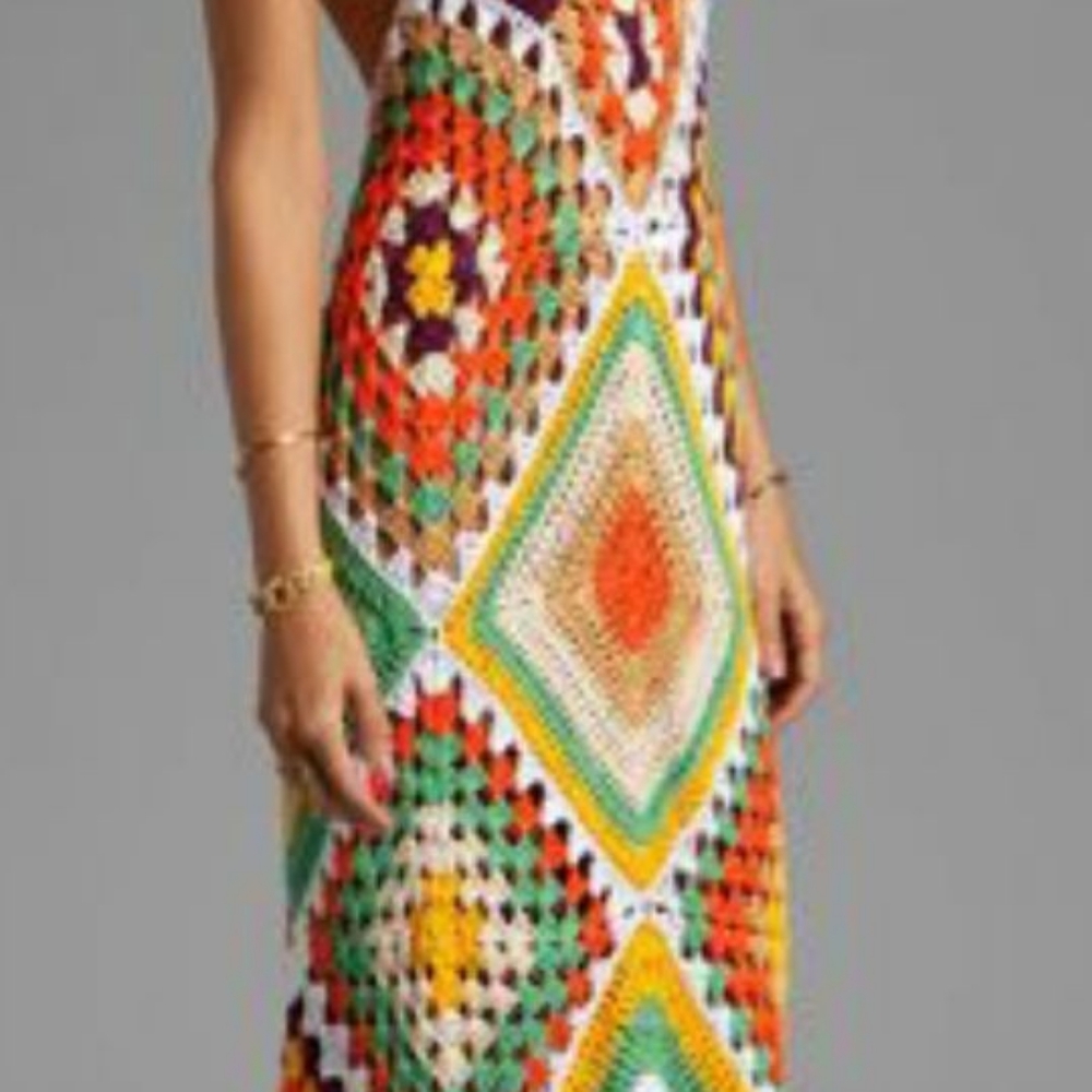 Vintage boho hippie dress